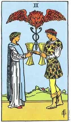 컵 2 (Two of Cups) 타로 카드
